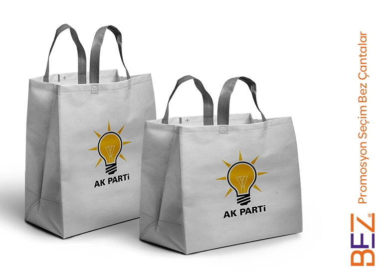AK Parti Promosyon Seçim Bez Çanta