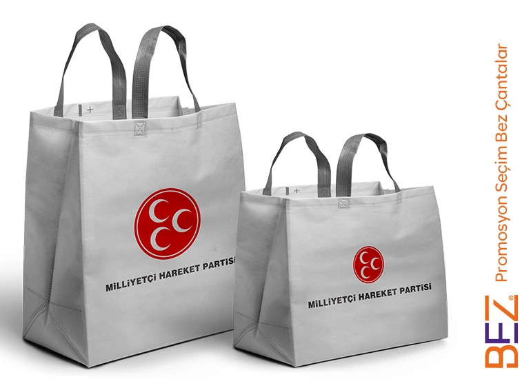MHP Parti Promosyon Seçim Bez Çanta