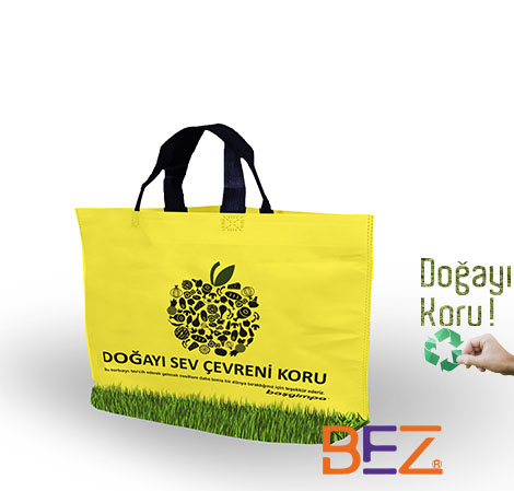 Bez Çanta | Kulplu Alttan Körüklü Bez Çanta | Toptan Bez Çanta